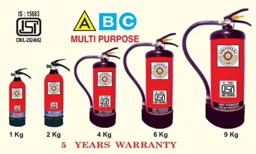 ABC stored-pressure fire extinguisher