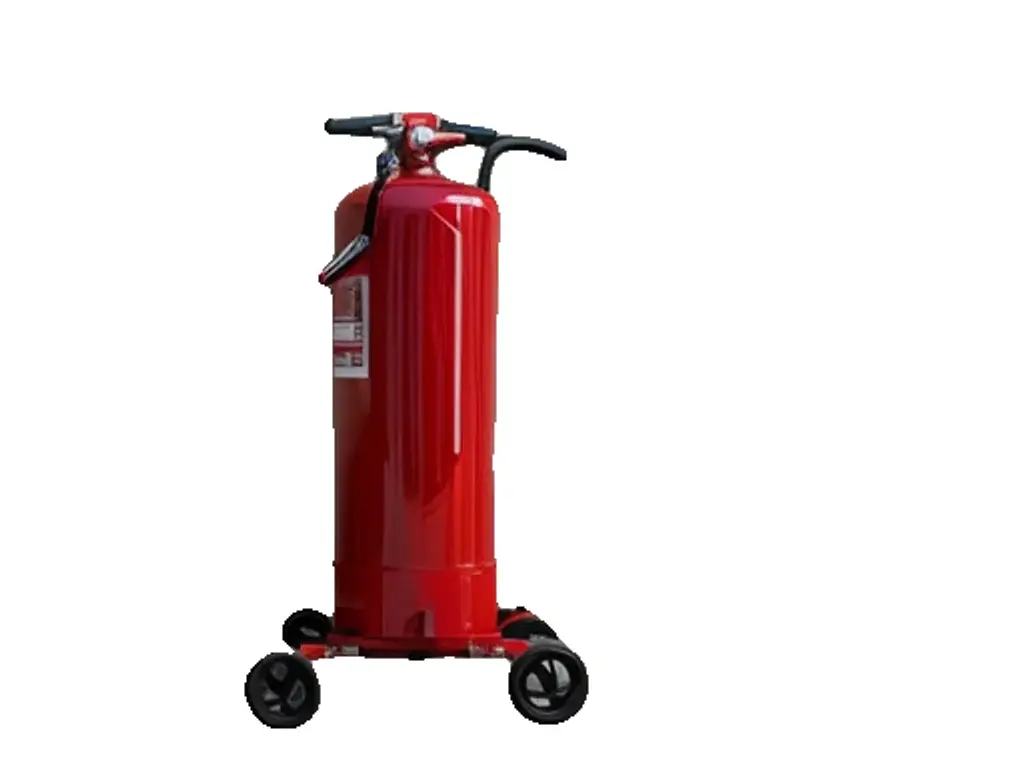Dry powder BC trolley mounted