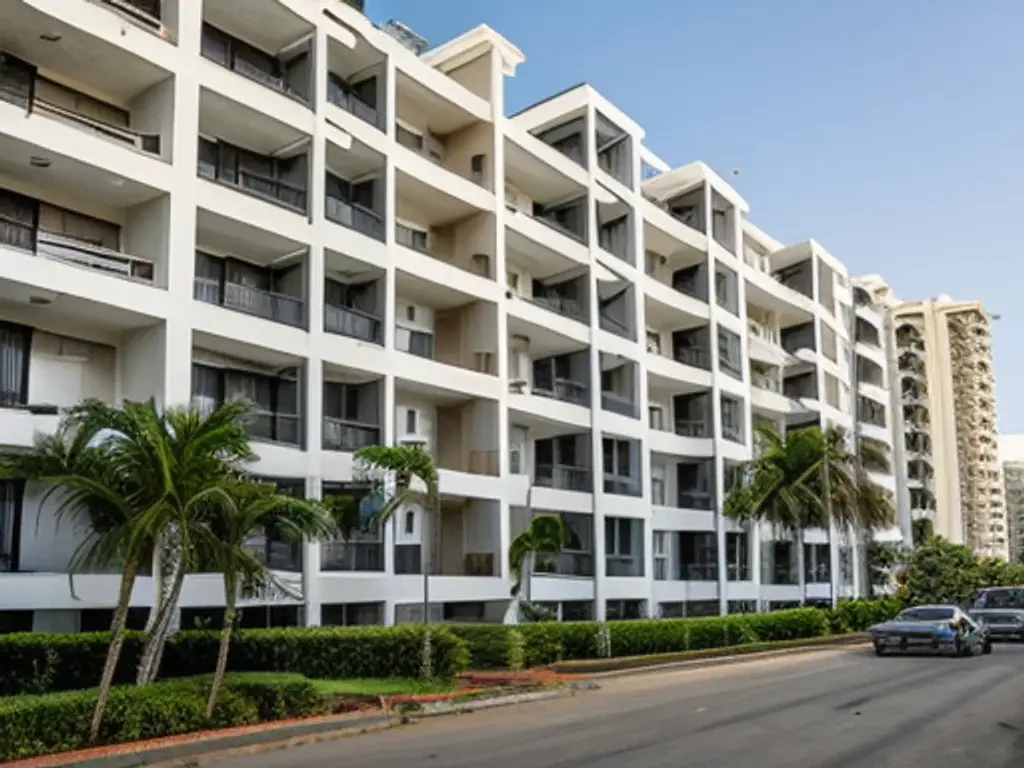 Illustration: apartment complex in Chennai