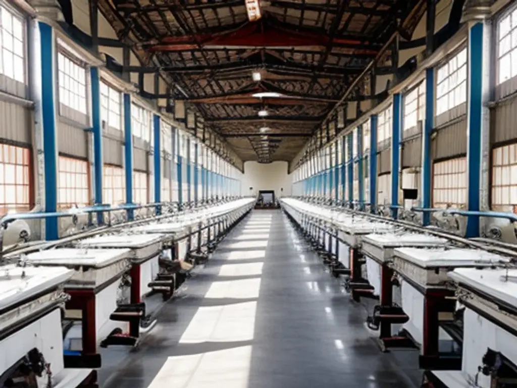 Illustration: spinning mill in Coimbatore