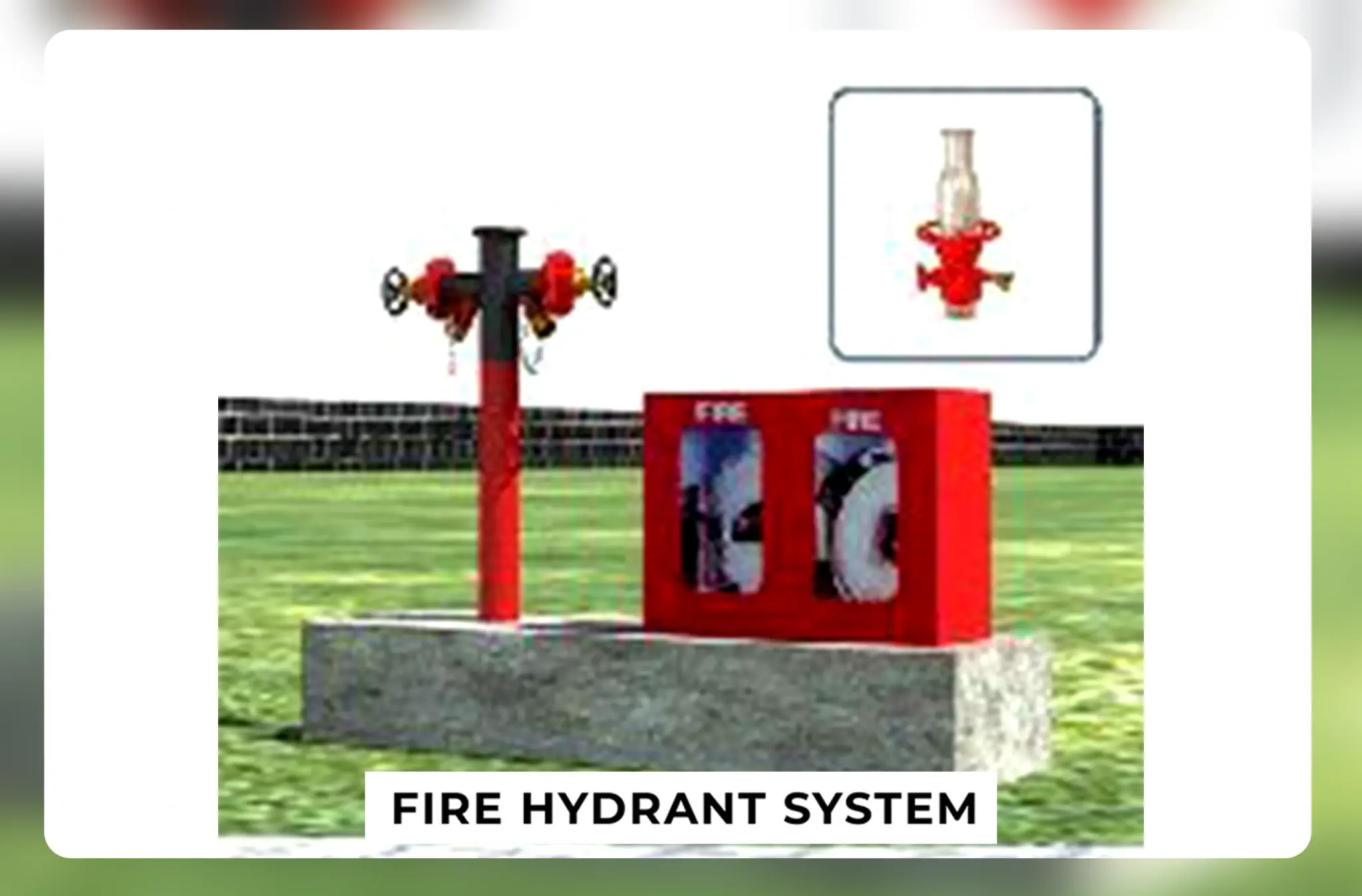 Fire hydrant valve and hose