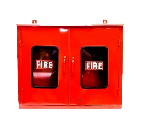 Red FRP fire hose box